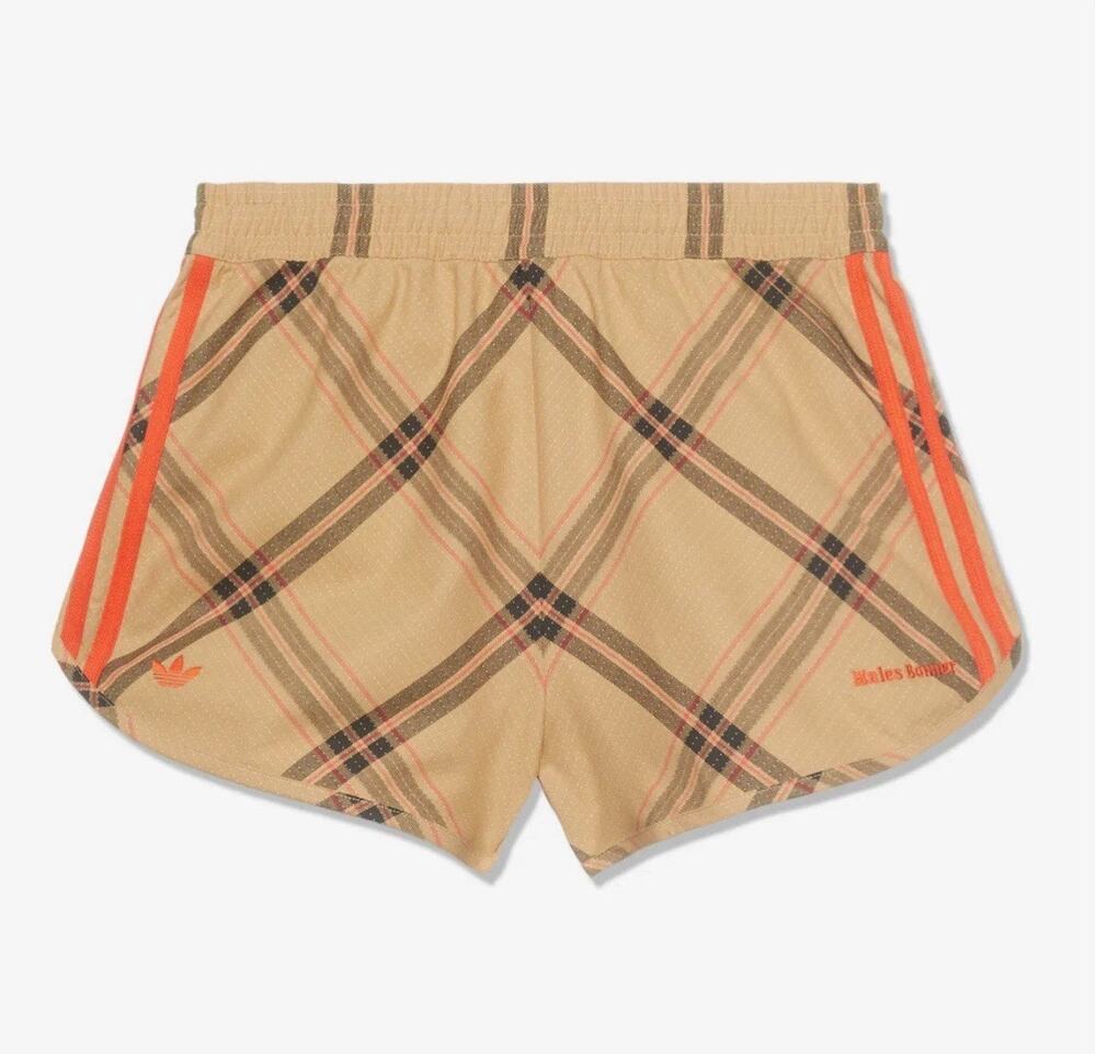 NWT Adidas x Wales Bonner Jacquard Check Shorts Men's XL